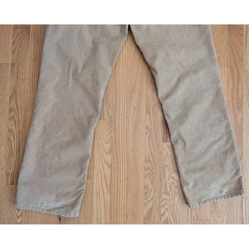 Polo Ralph Lauren Men's Corduroy Pants Tan 31 (32x30) Straight Leg Style 650